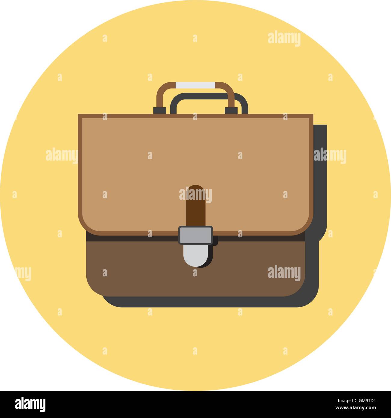 Gezeichnete Koffer auf weiß Stock-Vektorgrafik - Alamy