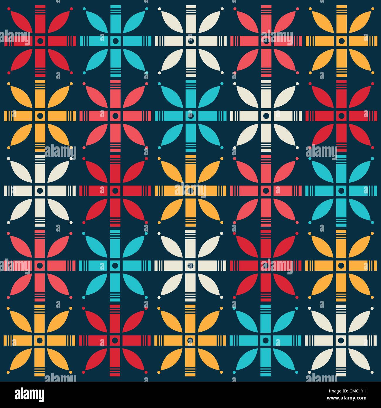 nahtlose geometrische Muster, moderne Hintergrund Stock Vektor