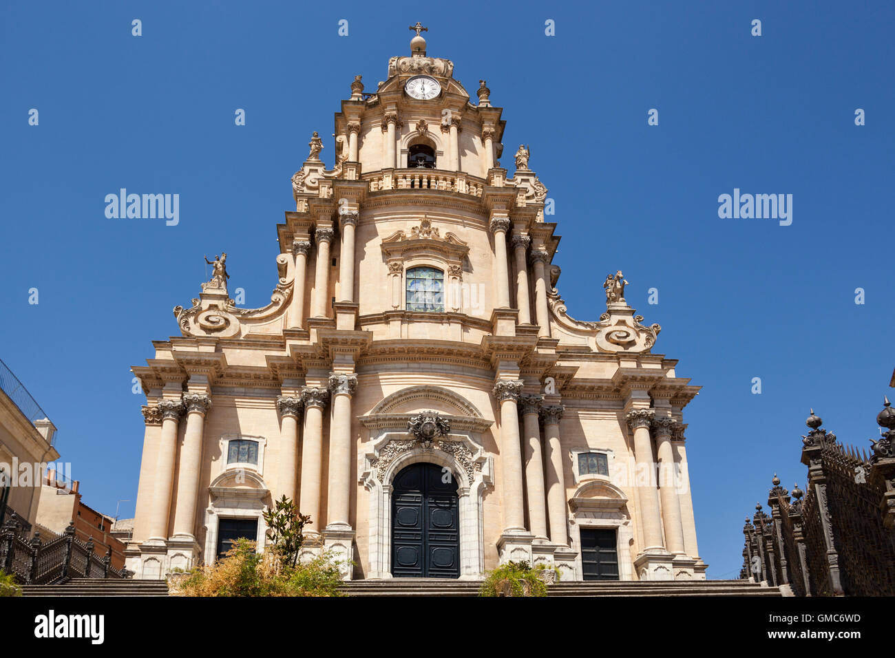 Duomo San Giorgio, Piazza Del Duomo, Ragusa Ibla, Ragusa, Sizilien, Italien Stockfoto