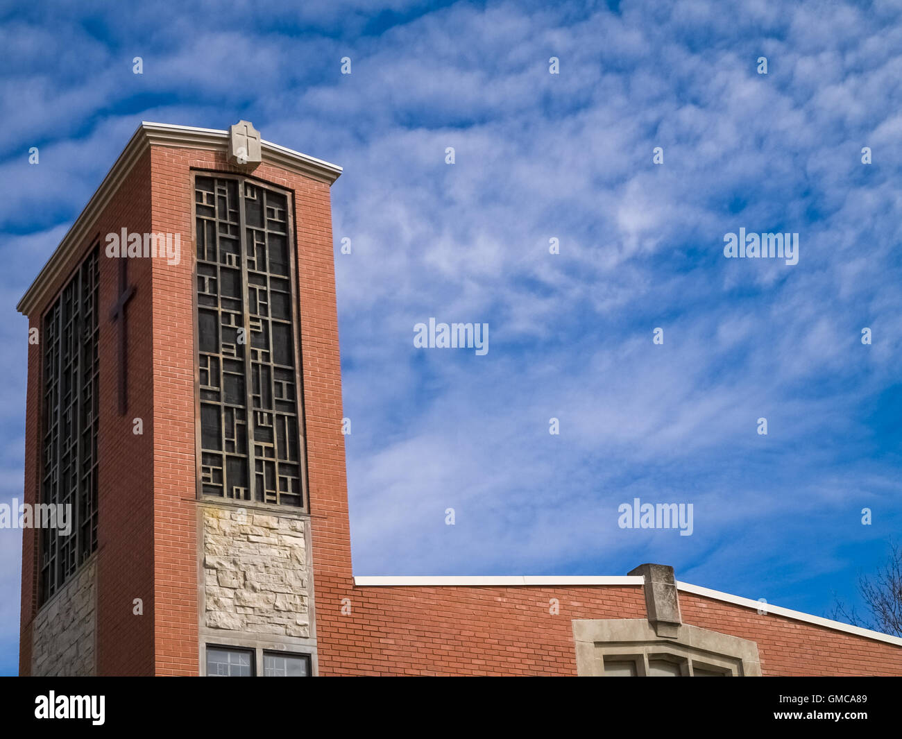 Grinnell United Church of Christ Congregational Church - Grinnell, Iowa Stockfoto