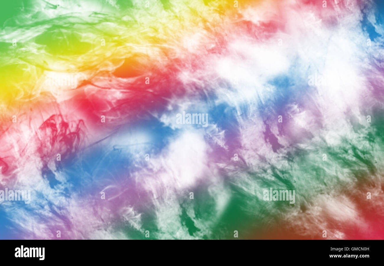 Mystische Wolken Stockfoto