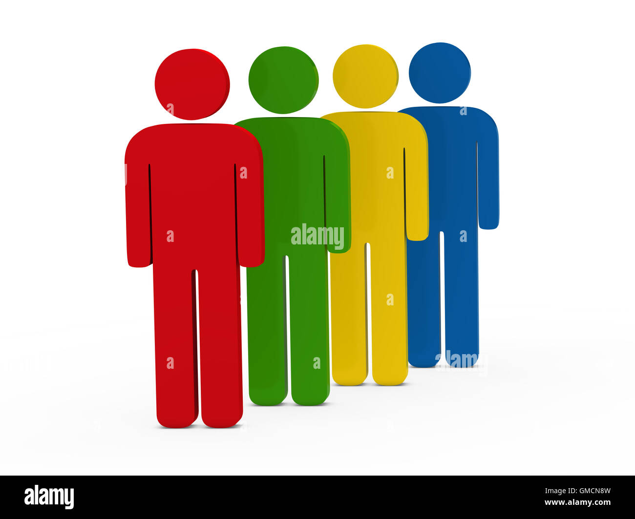 3D Team Serie Stockfoto 3D Team Serie Stockfoto