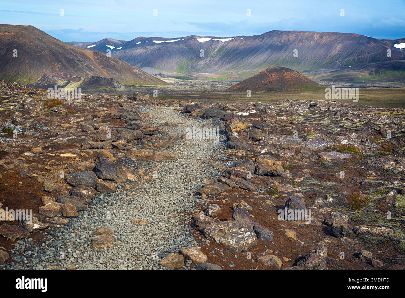 Strompahraun, Blafjoll Gebirge, Reykjavik, Island Stockfoto