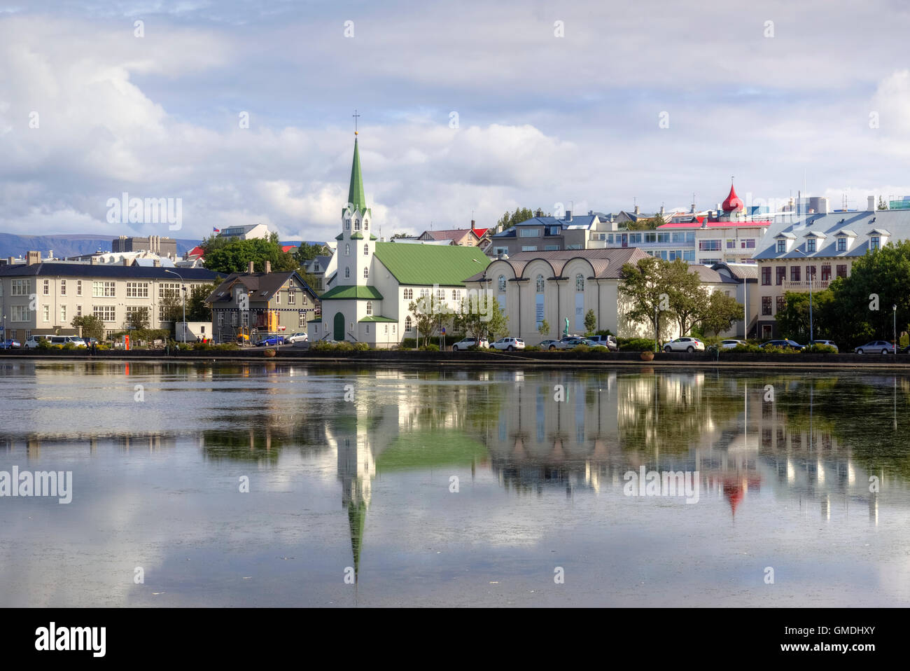 Frikirkjan ich Reykjavik, Reykjavik, Island Stockfoto