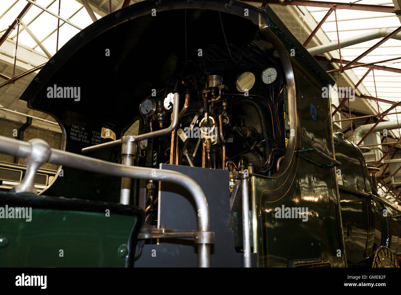 Stadt von Truro Lokomotive. Swindon Railway Works England UK Stockfoto
