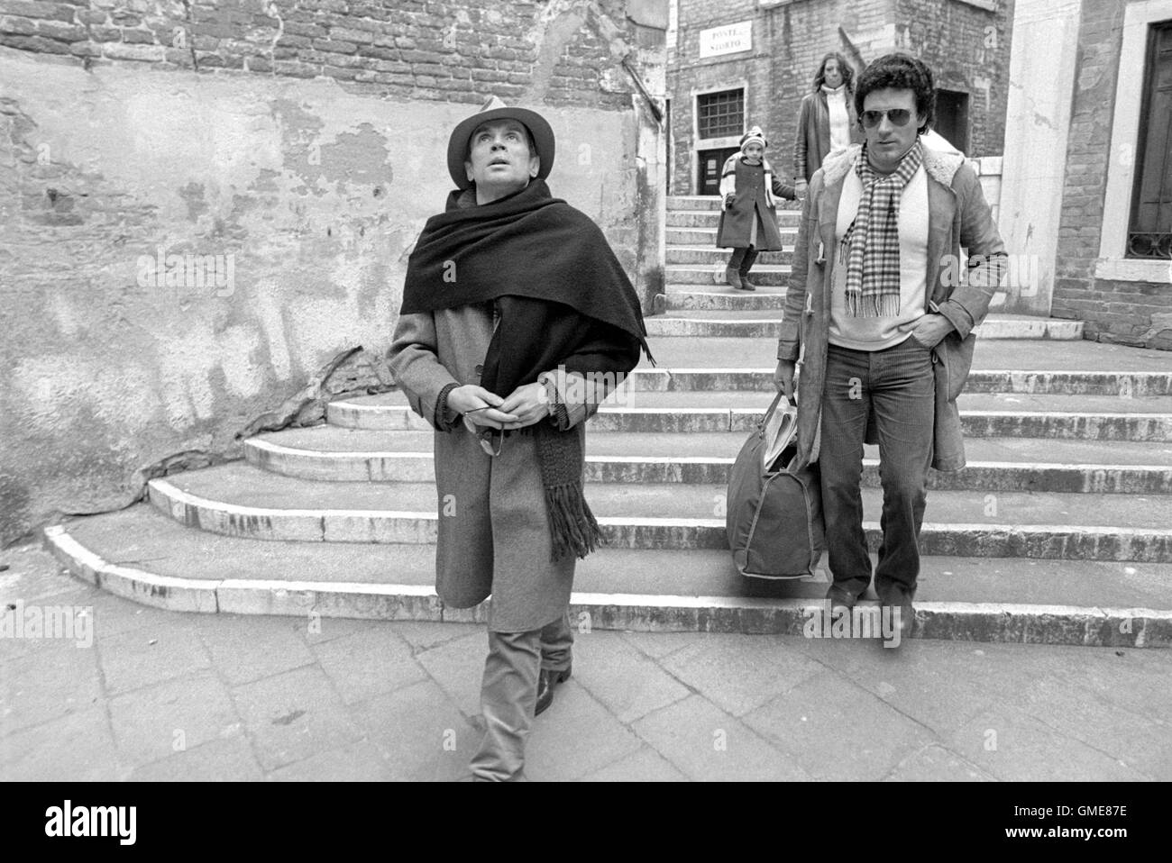 Der Tänzer Rudolf Nureyev in Venedig im Februar 1985 Stockfoto