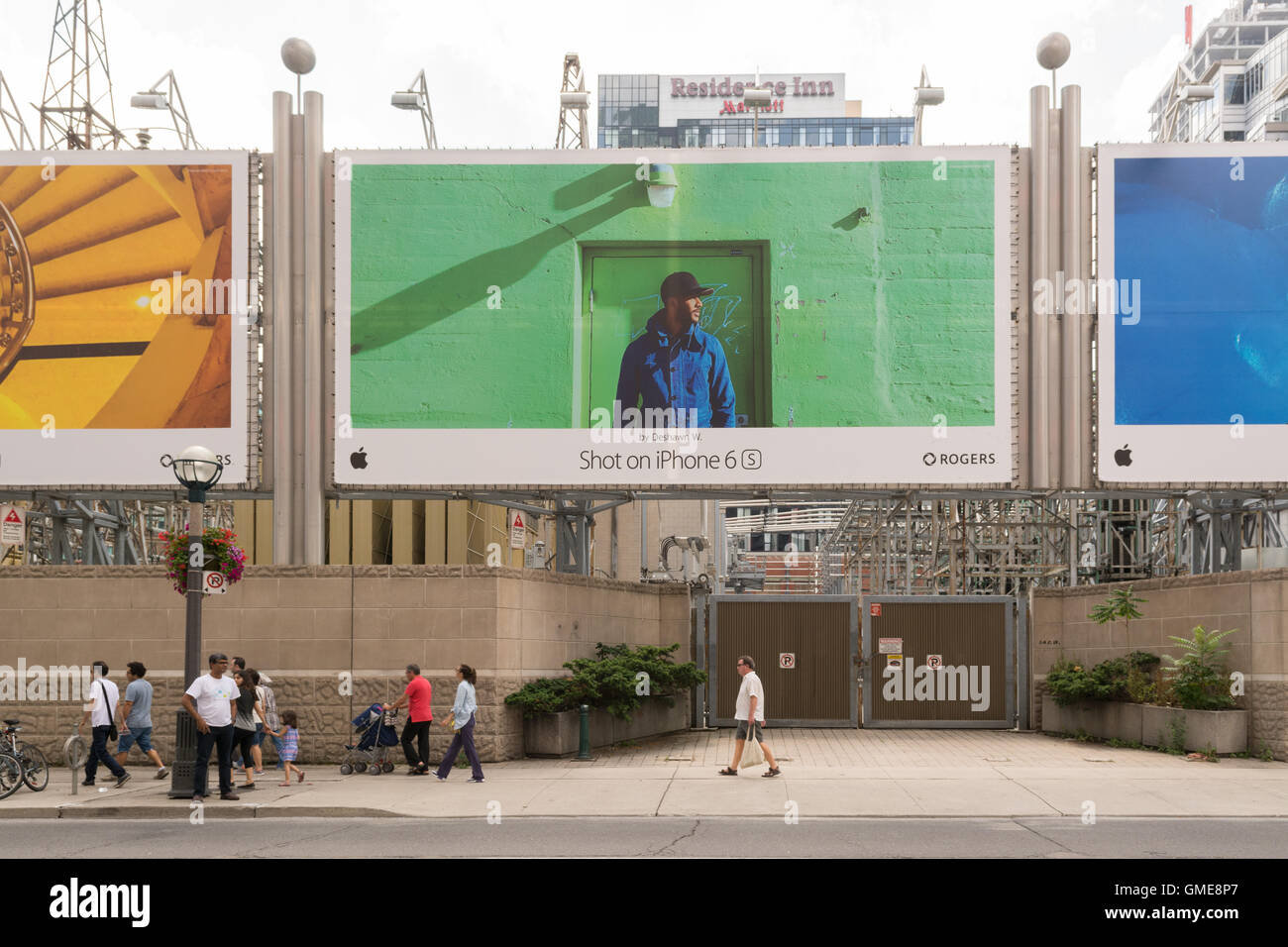 Schuß auf iphone 6s Fotografie Plakate, Toronto, Kanada Stockfoto