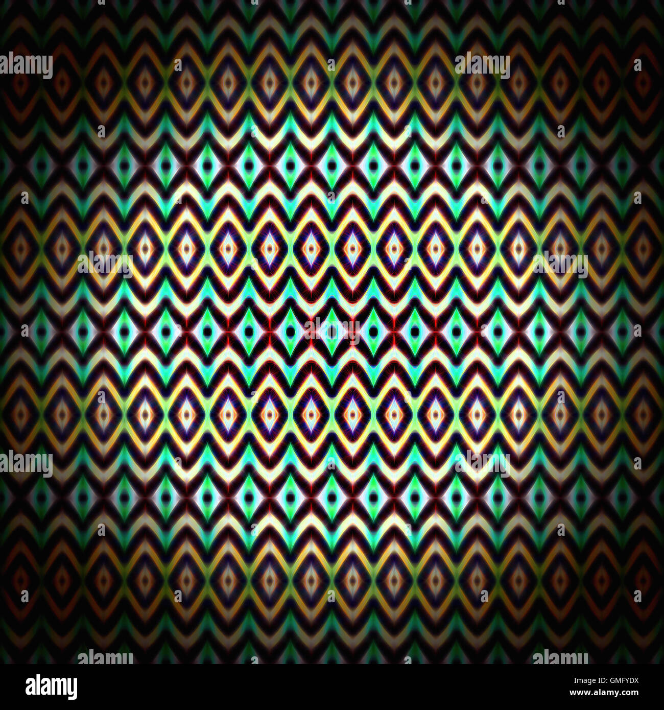 Abstrakten print, nahtlose Textur Hintergrund elektrisierende Neon Glow-Stil, ursprünglich basierend auf Zebra-Streifen-Muster. Stockfoto