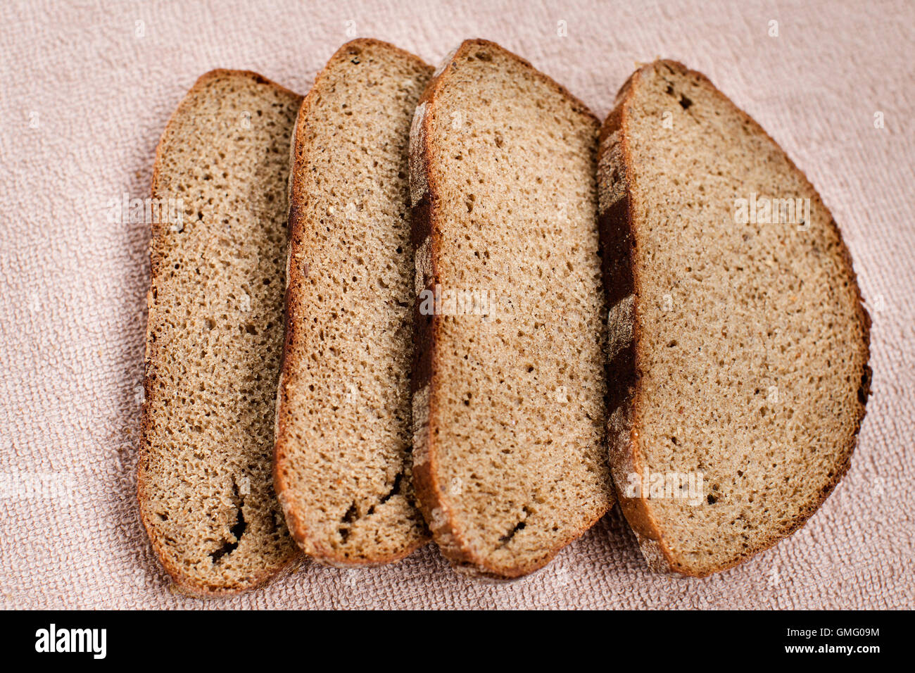 Brot mit Gewürzen Stockfoto