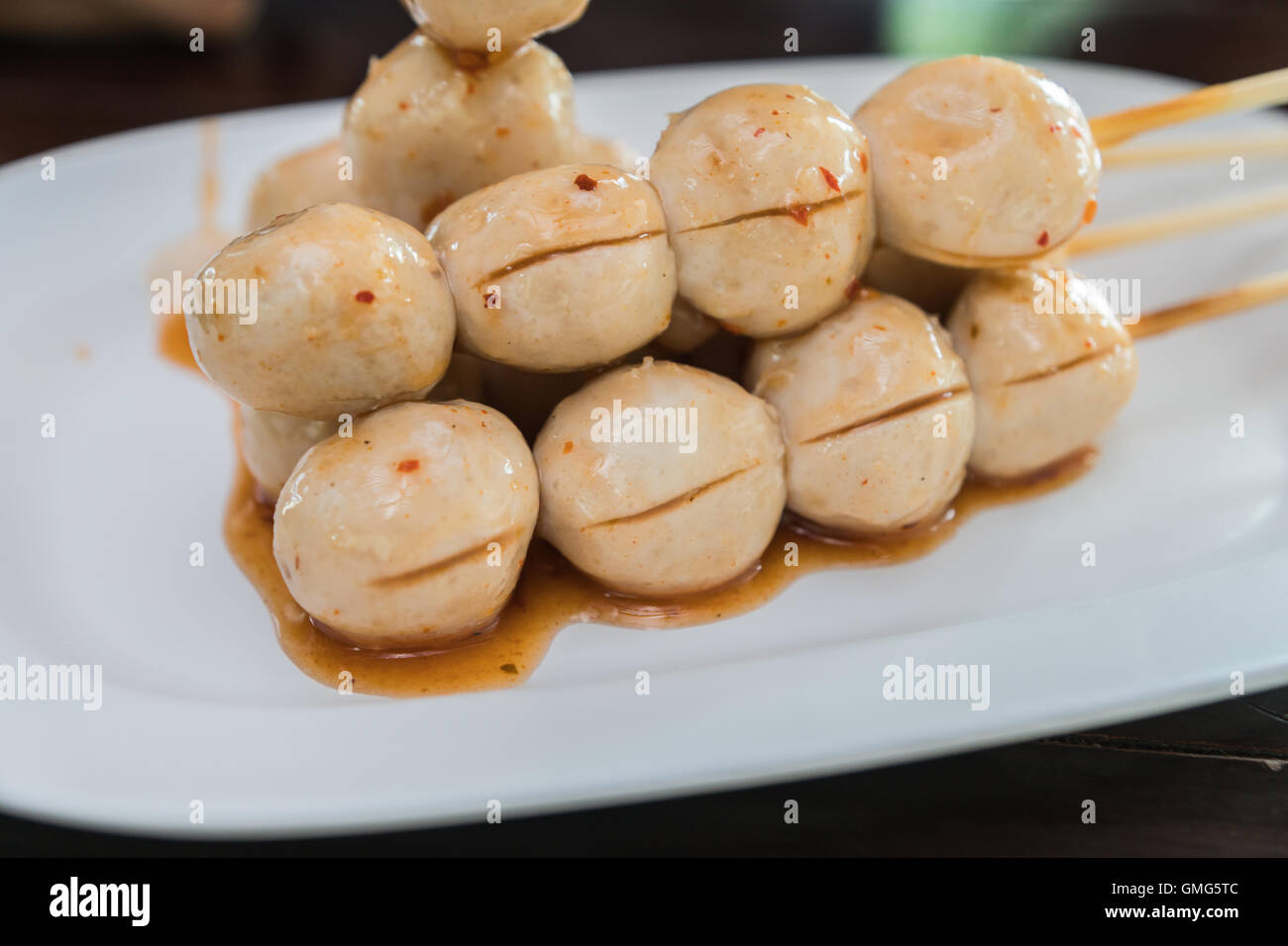 Thai street food grill pork -Fotos und -Bildmaterial in hoher Auflösung ...