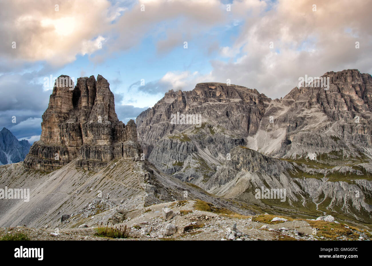 Dolomiten, Berge Landschaft, Italien Stockfoto