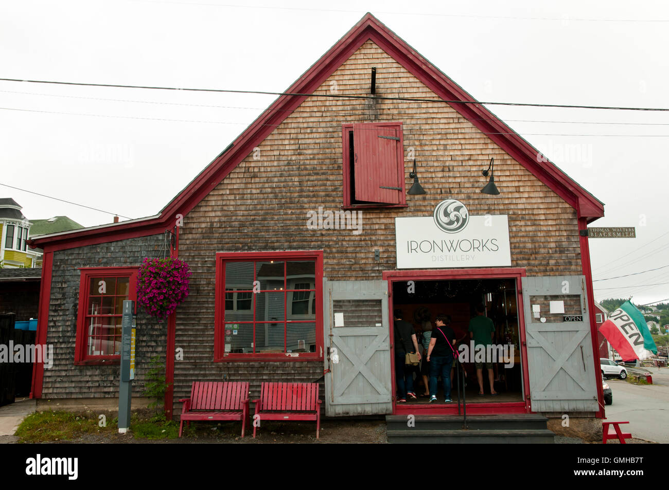 Eisenhütte Brennerei - Halifax - Nova Scotia Stockfoto