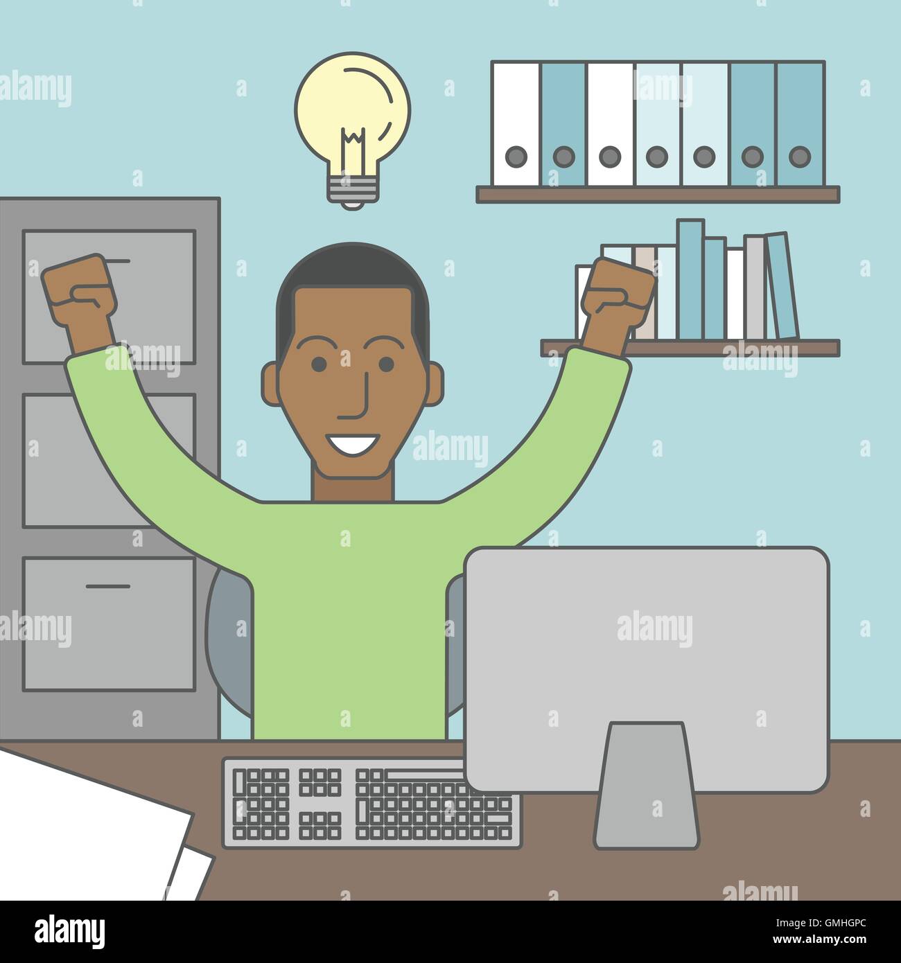 Geschäftsidee. Stock Vektor