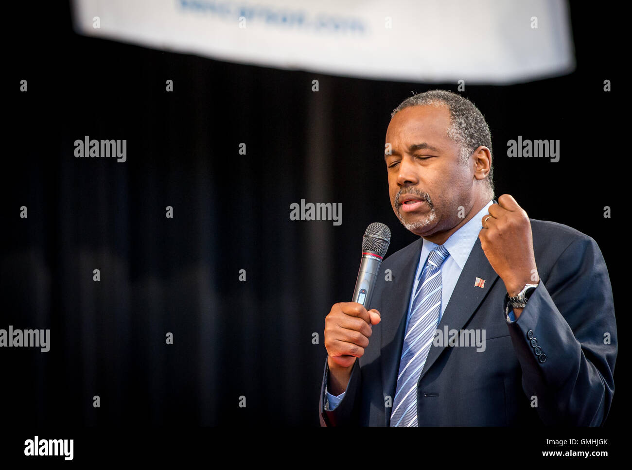 HENDERSON, NV - 15. November 2015: Dr. Ben Carson Kundgebung am Henderson Pavillon in Henderson, NV am 15. November 2015. Bildnachweis: Erik Kabik Photography / MediaPunch Stockfoto