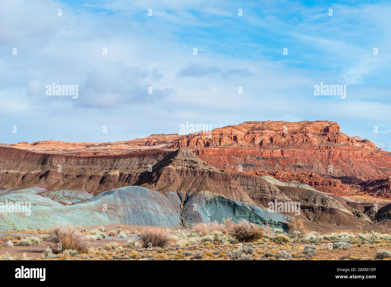 California Route 1 malerische Berge Laufwerk anzeigen Stockfoto