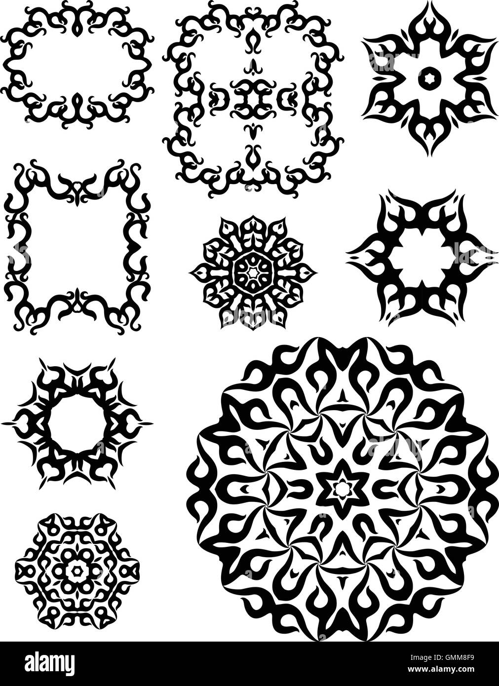 Tribal Tattoo-Design Stock Vektor