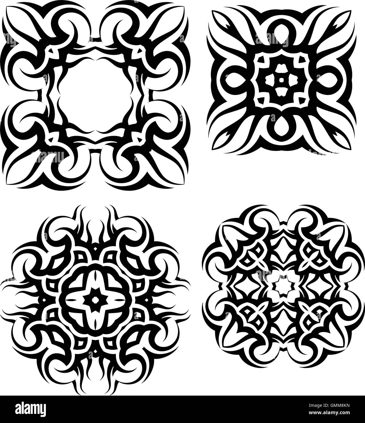Tribal Tattoo-Design Stock Vektor