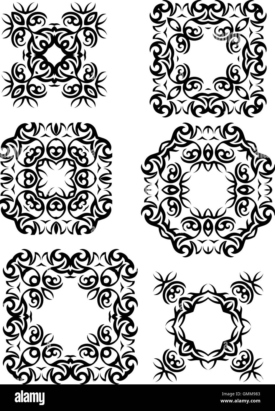 Tribal Tattoo-Design Stock Vektor