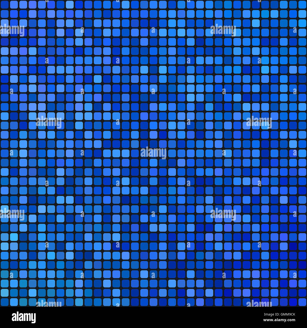 Blaue Pixel Mosaik Hintergrund Stock Vektor