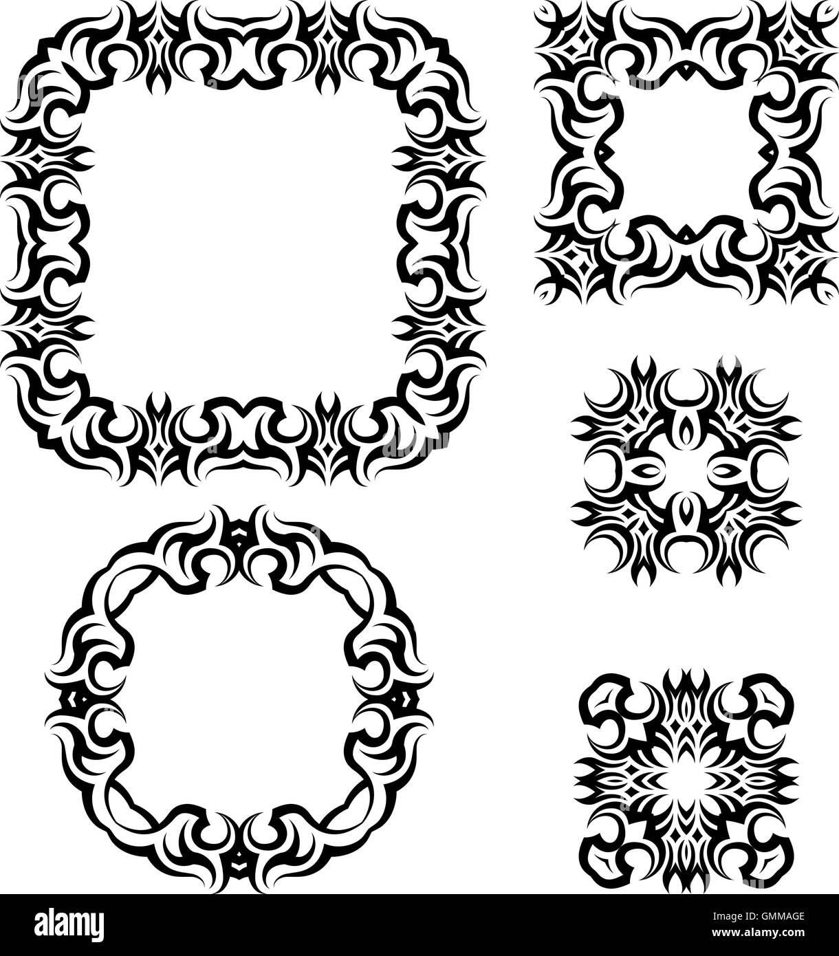 Tribal Tattoo-Design Stock Vektor