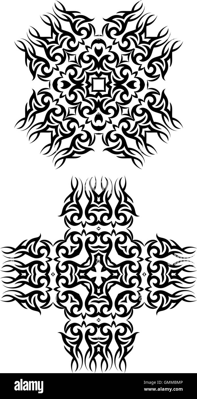 Tribal Tattoo-Design Stock Vektor