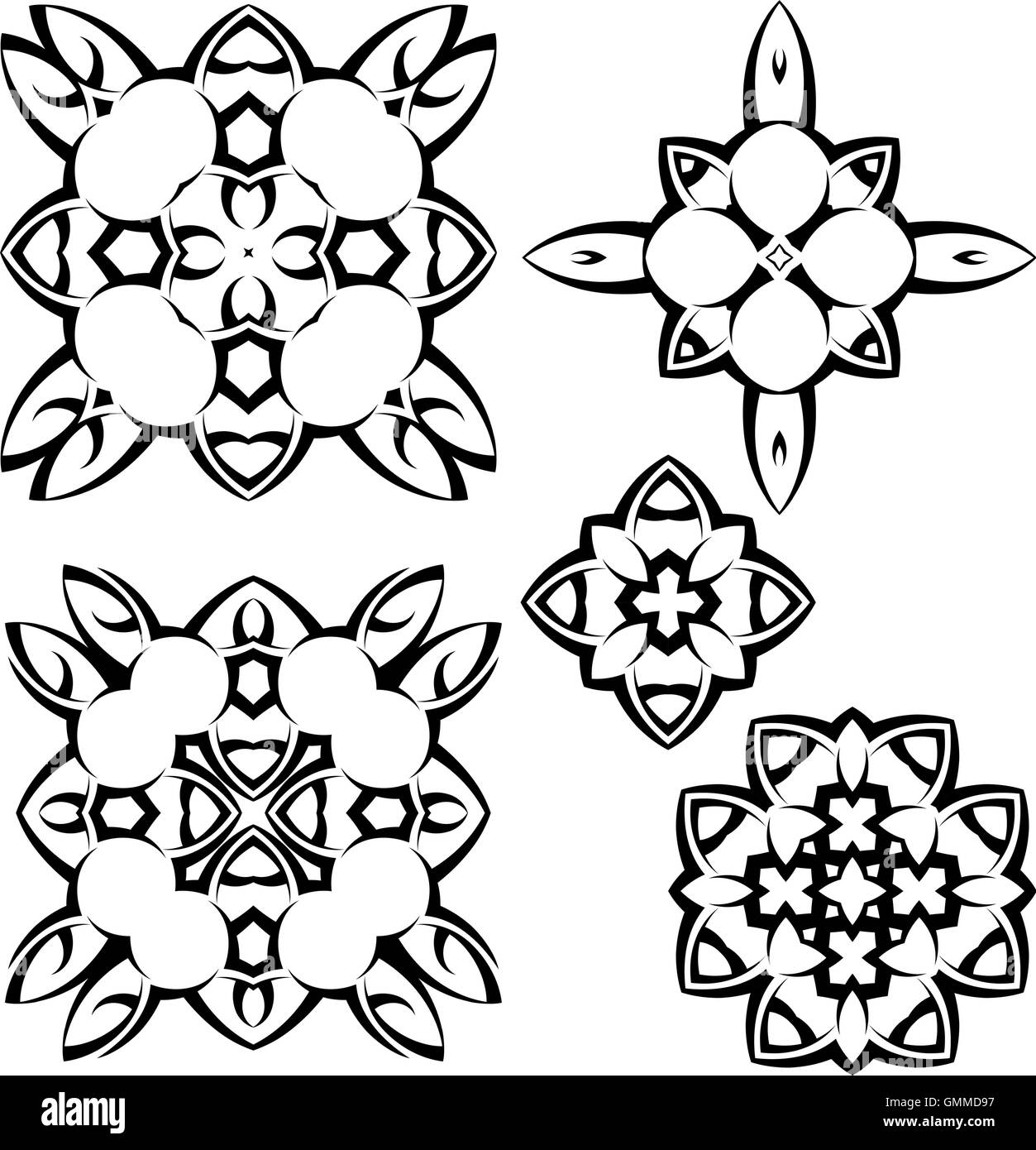 Tribal Tattoo-Design Stock Vektor