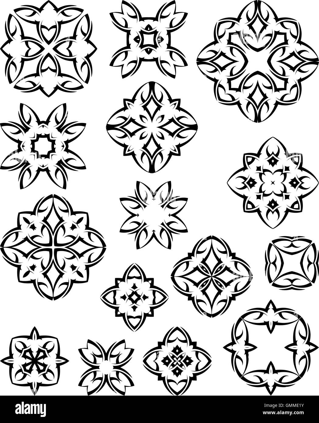 Tribal Tattoo-Design Stock Vektor