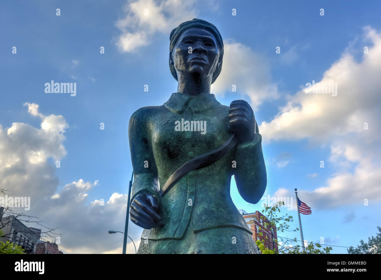 Harriet Tubman-Denkmal in Harlem, New York. Harriet Tubman war ein US-amerikanischer Abolitionist und humanitäre während Stockfoto