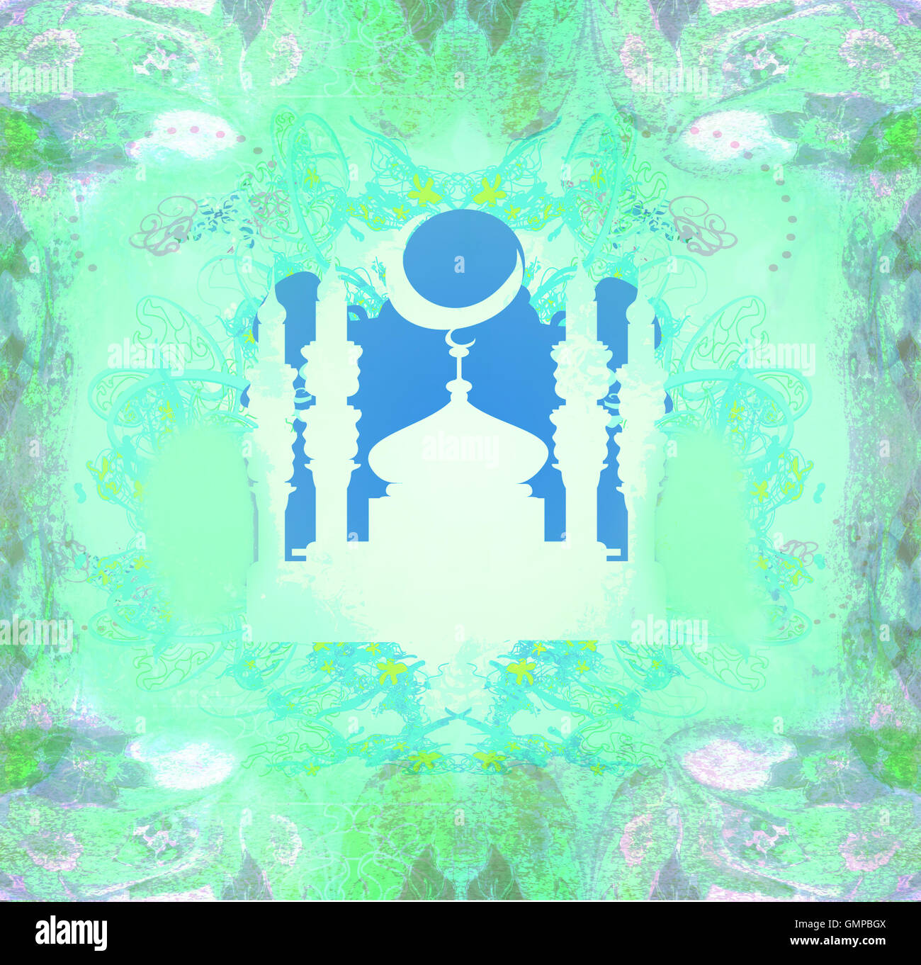 Ramadan Kareem Design Stockfoto