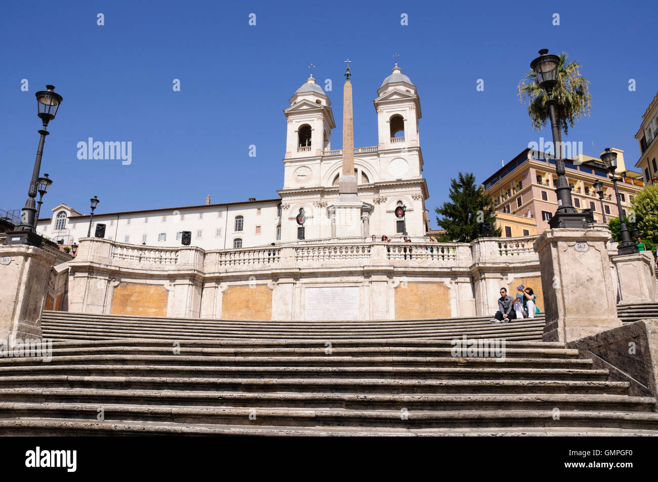 Piazza di Spagna in Rom, Italien Stockfoto