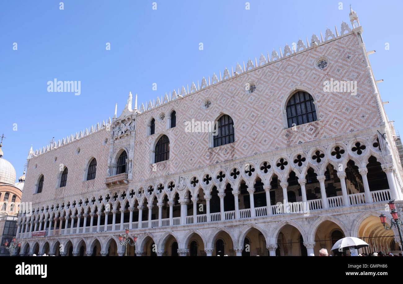 Dogenpalast in Venedig, Italien Stockfoto