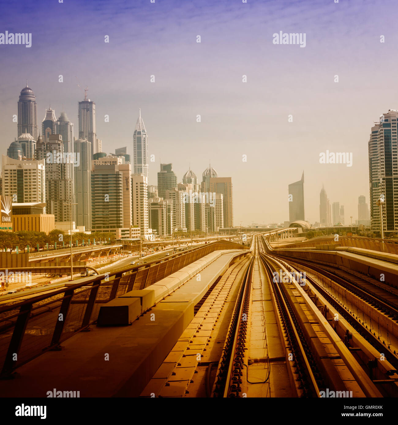 Dubai moderne Stadt Stockfoto