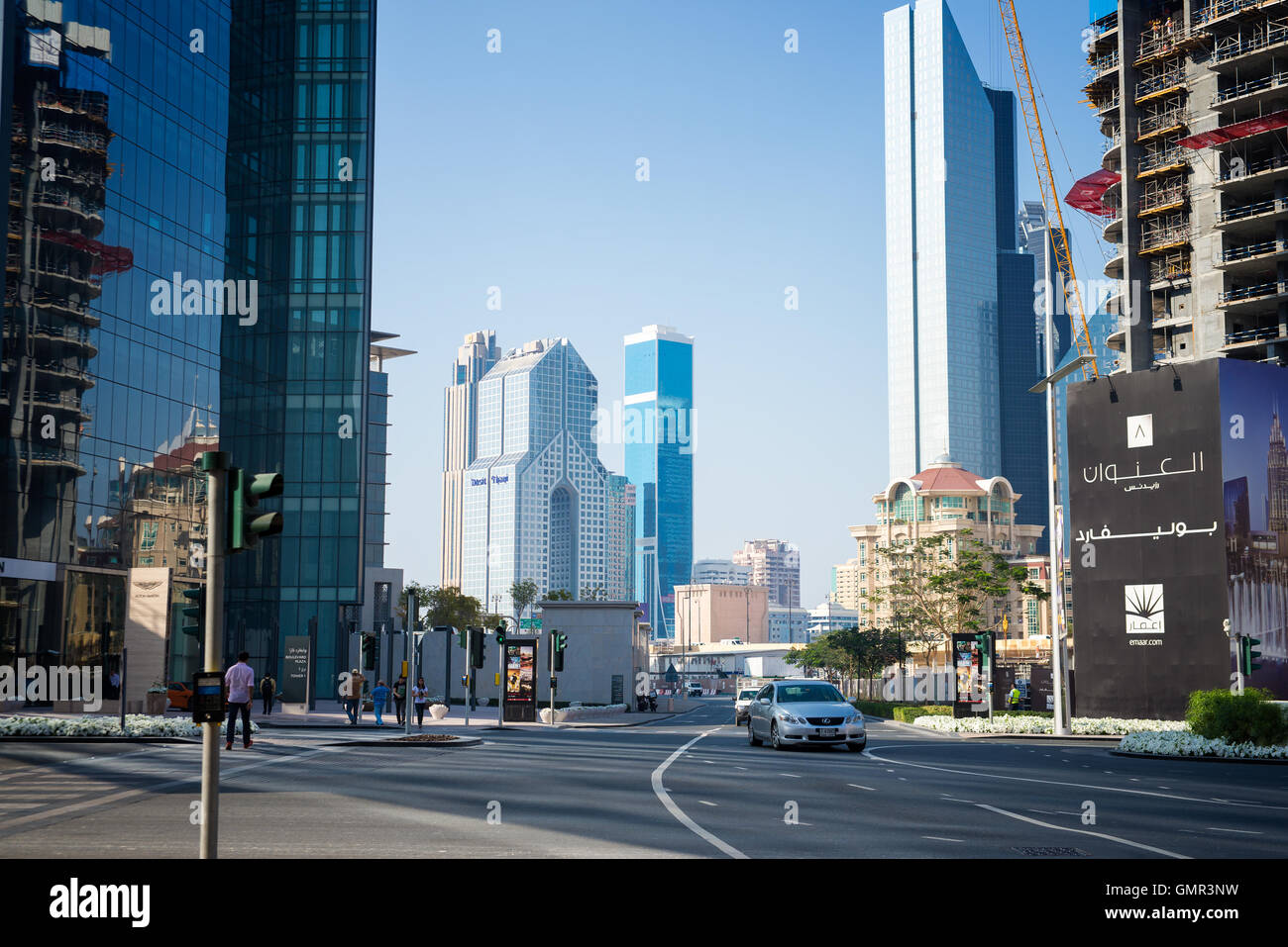 Dubai moderne Stadt Stockfoto