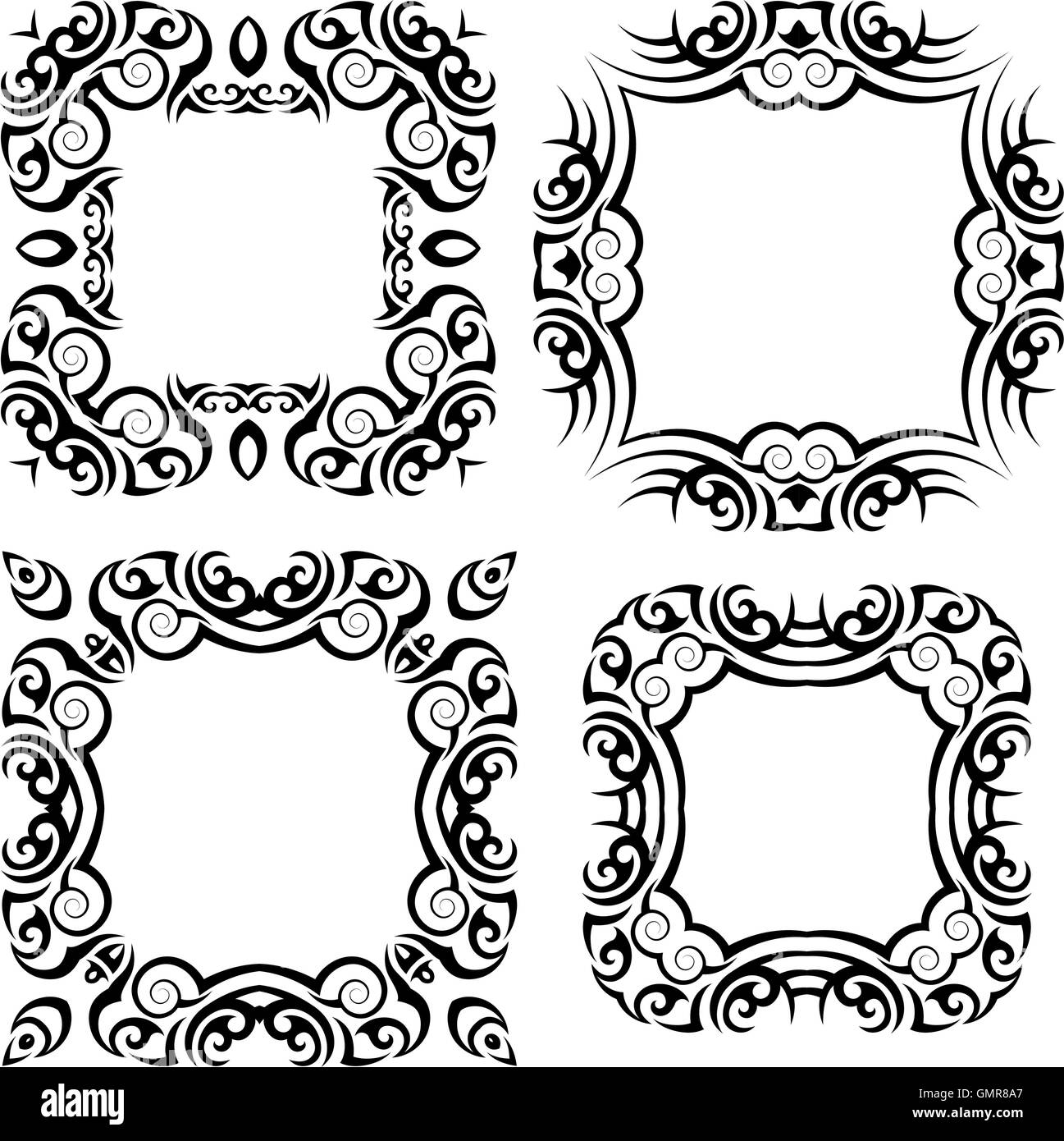 Tribal Tattoo-Design Stock Vektor