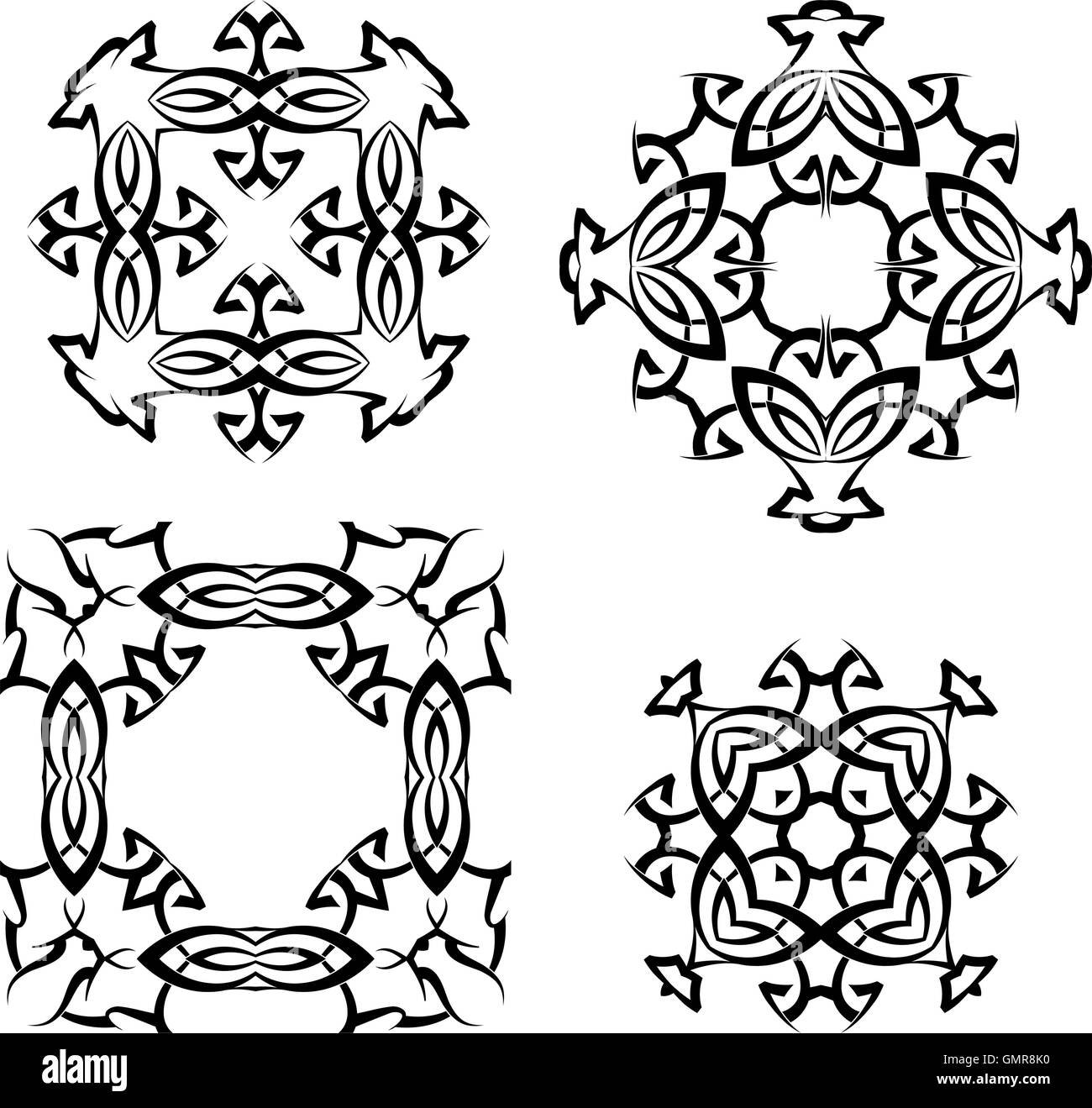 Tribal Tattoo-Design Stock Vektor