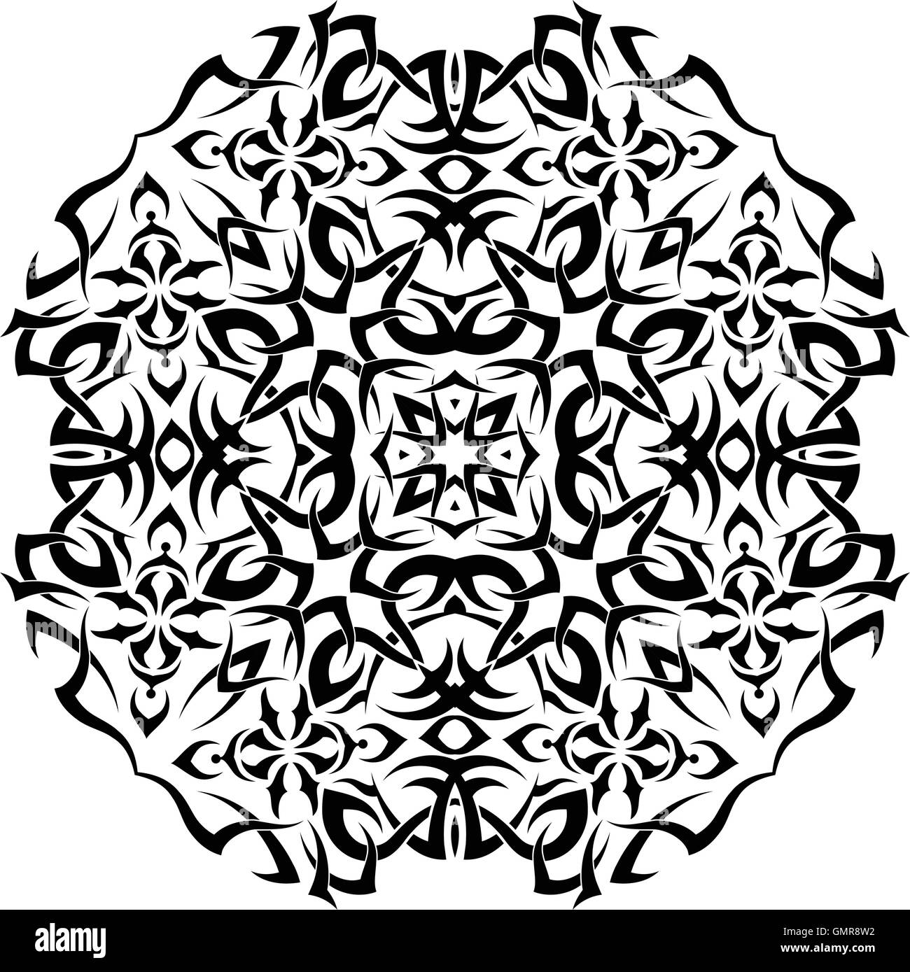 Tribal Tattoo-Design Stock Vektor
