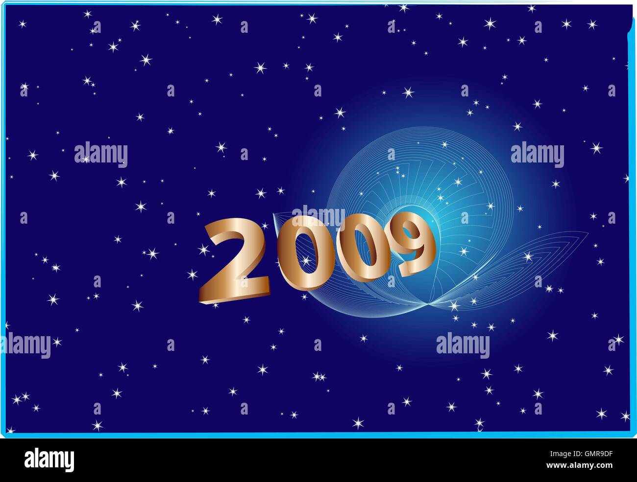 Frohes neues Design Stock Vektor