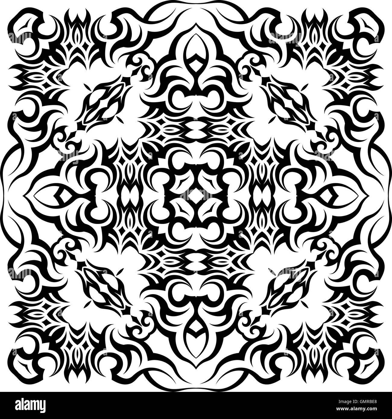 Tribal Tattoo-Design Stock Vektor