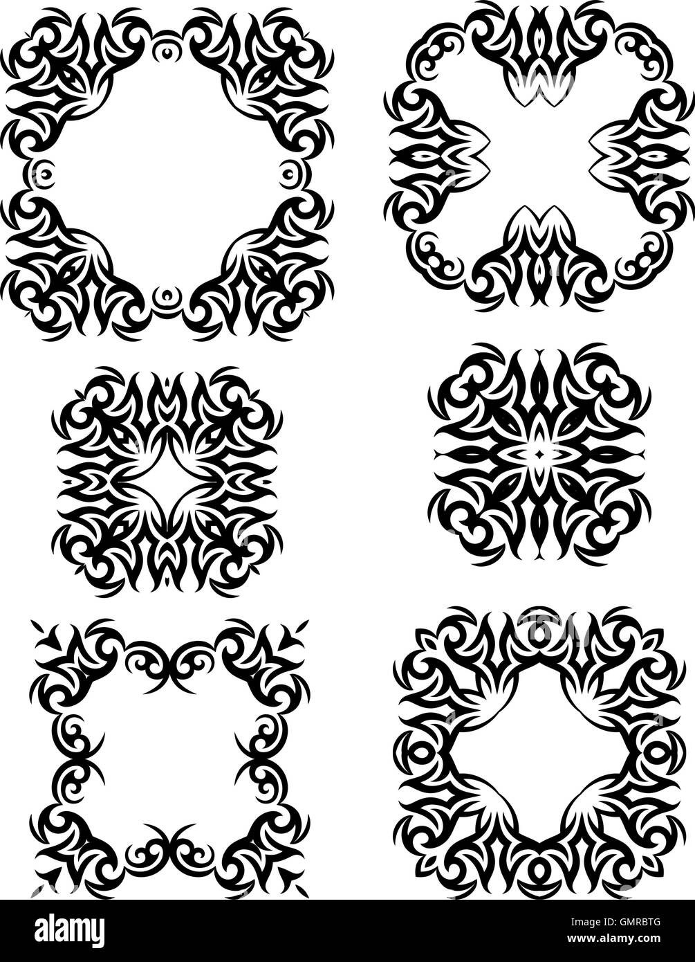 Tribal Tattoo-Design Stock Vektor