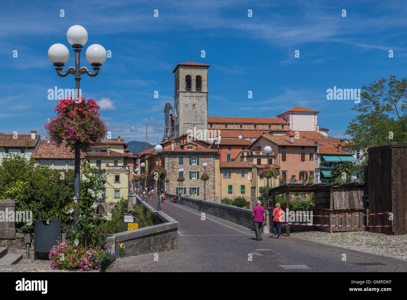 Mittelalterliches Zentrum des malerischen italienischen Stadt Cividale del Friuli in der Provinz Udine, Friaul-Julisch Venetien Stockfoto