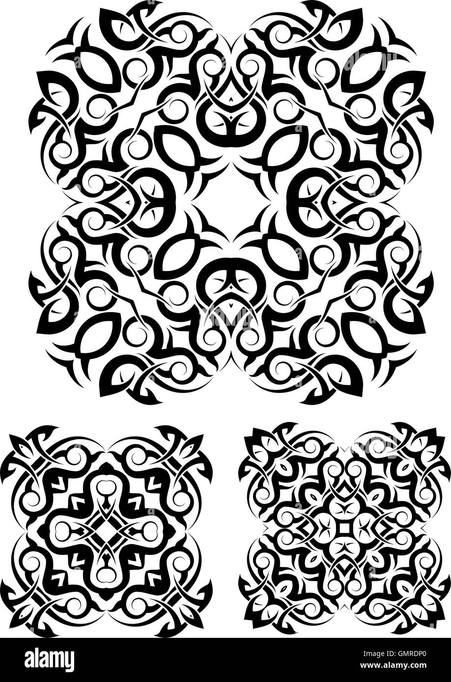 Tribal Tattoo-Design Stock Vektor