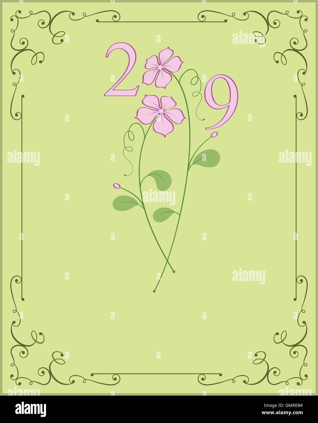 Frohes neues Design Stock Vektor