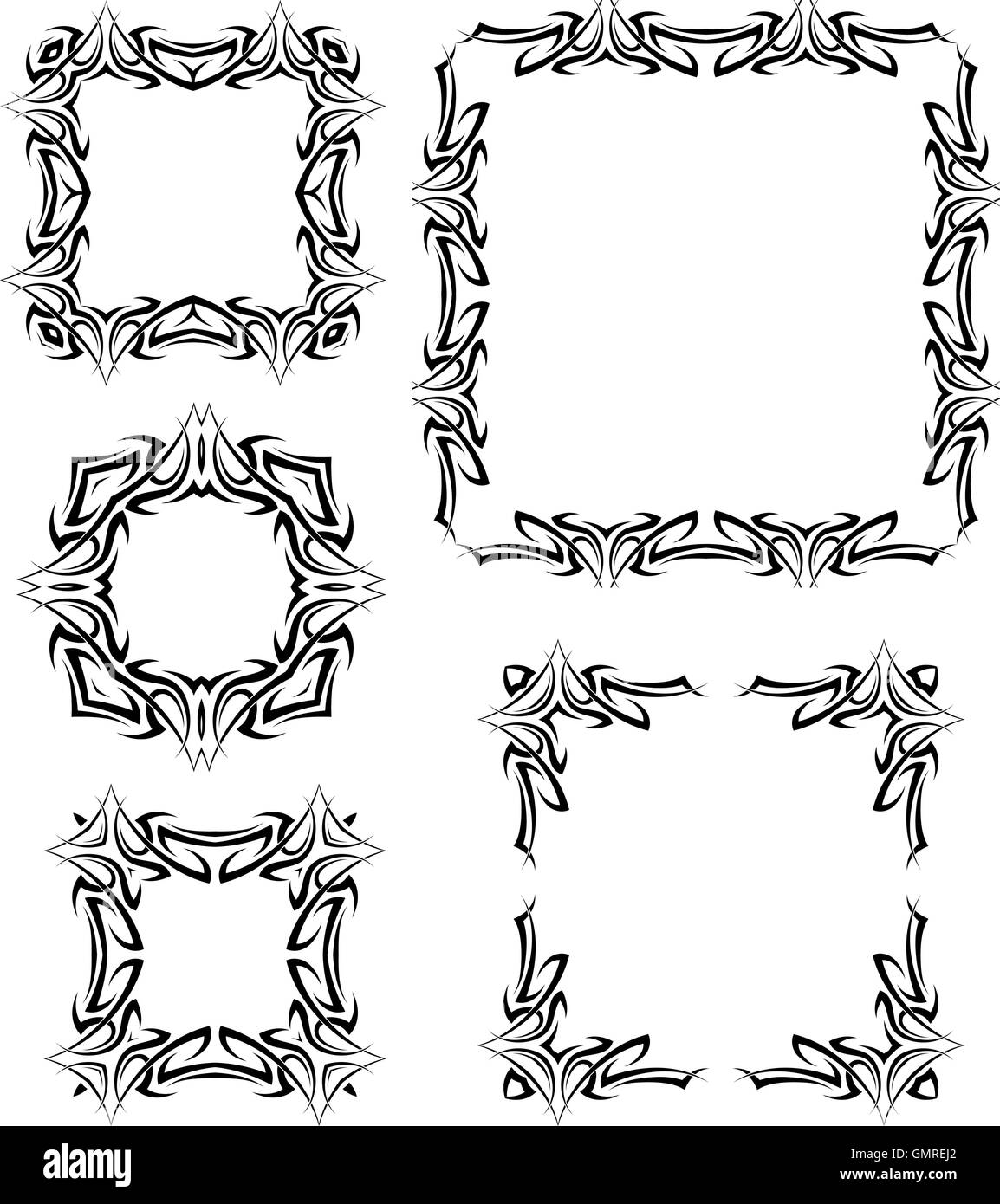 Tribal Tattoo-Design Stock Vektor