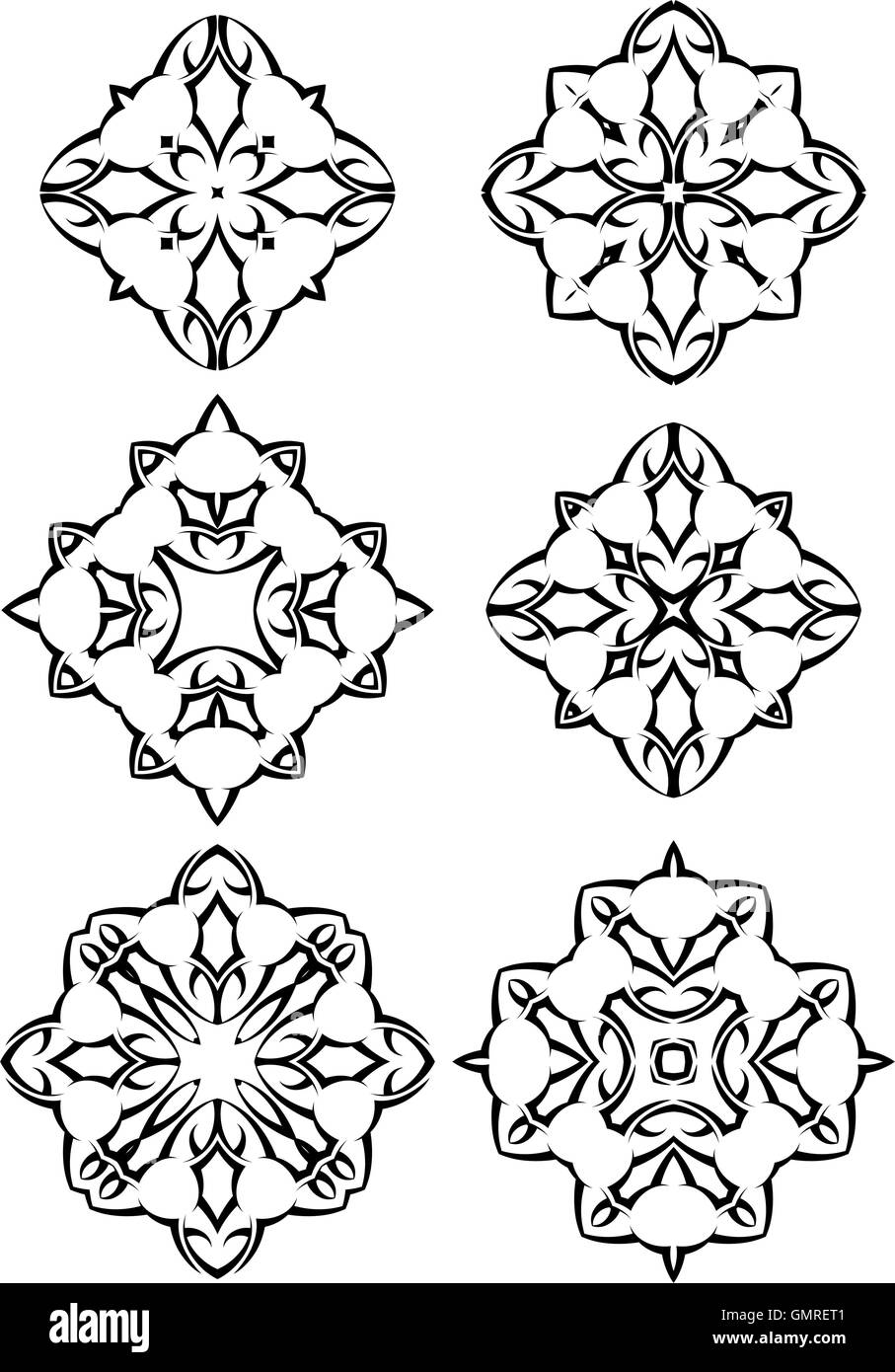 Tribal Tattoo-Design Stock Vektor