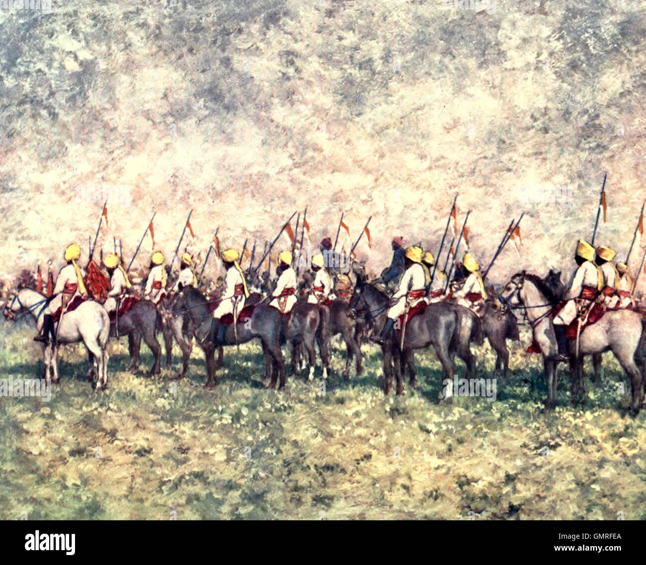 Eine ausgezeichnete Native Regiment - Indien, ca. 1902 Stockfoto