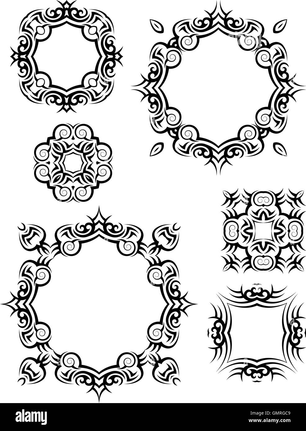Tribal Tattoo-Design Stock Vektor