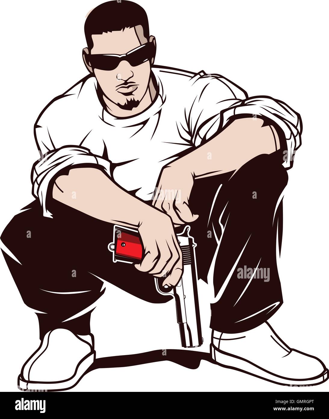 pic Gangster Pictures https www alamy de stockfoto gangster mit einer pistole 116073408 html