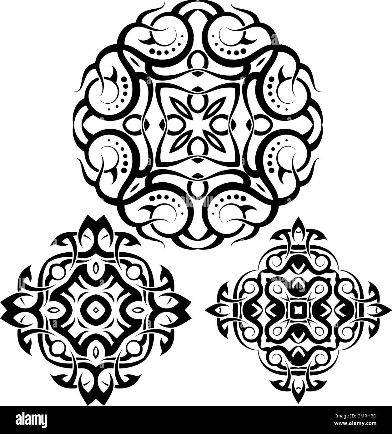 Tribal Tattoo-Design Stock Vektor