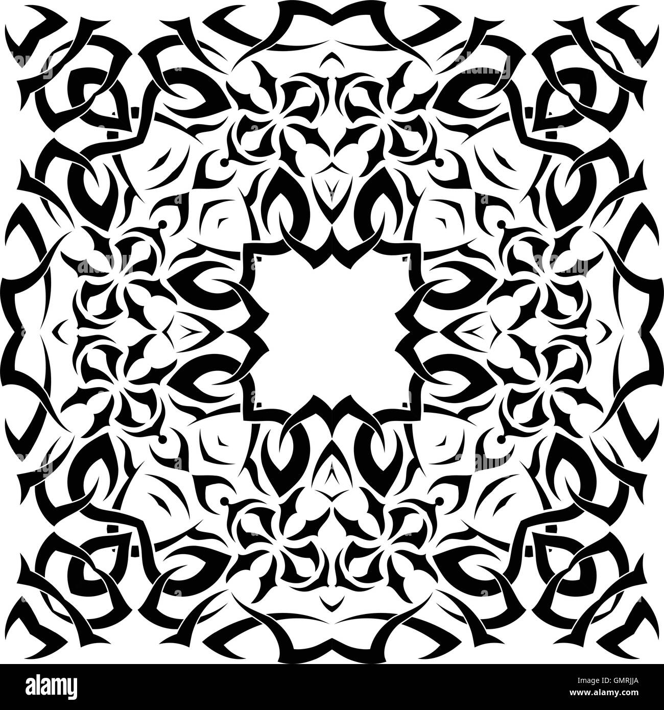 Tribal Tattoo-Design Stock Vektor