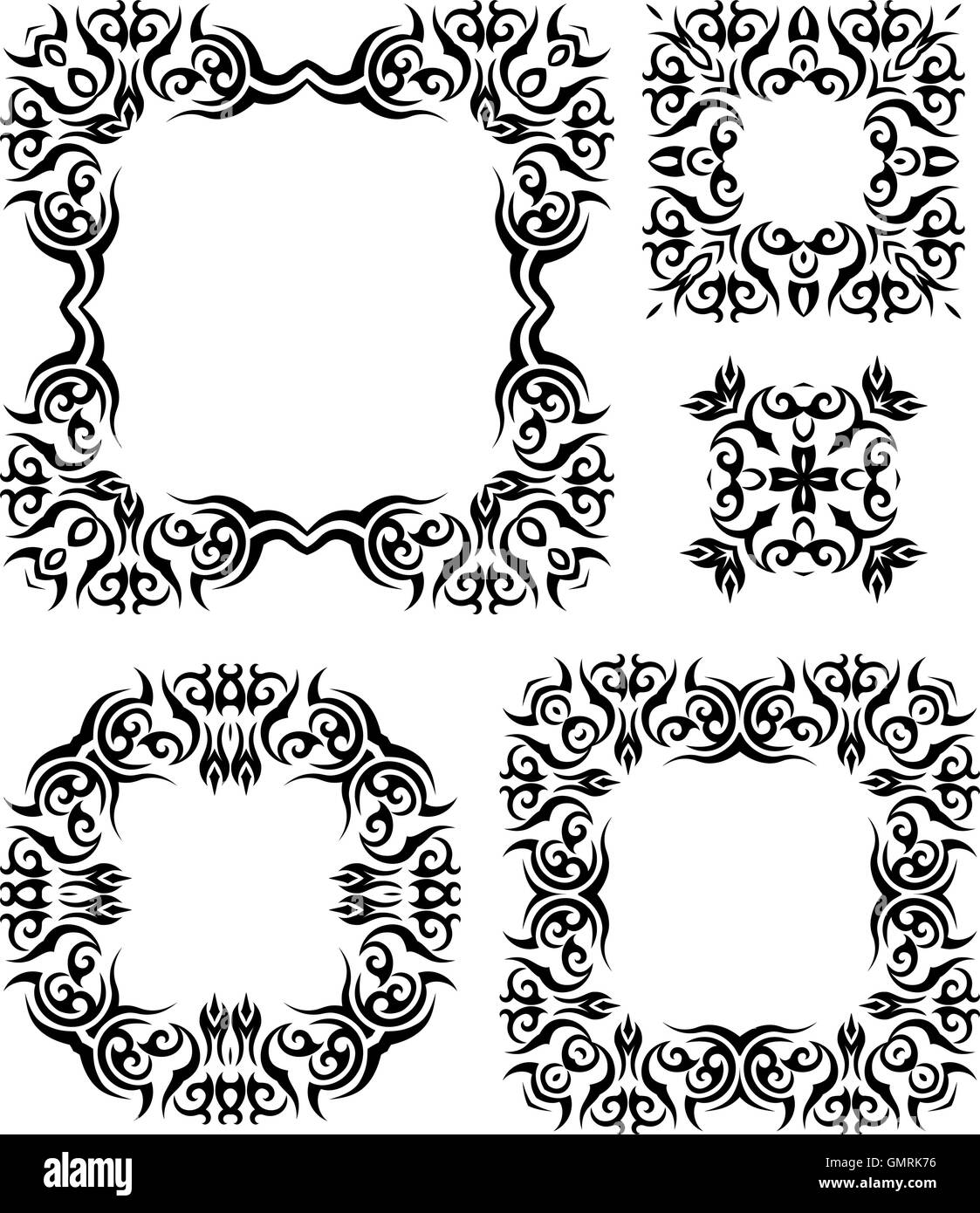 Tribal Tattoo-Design Stock Vektor